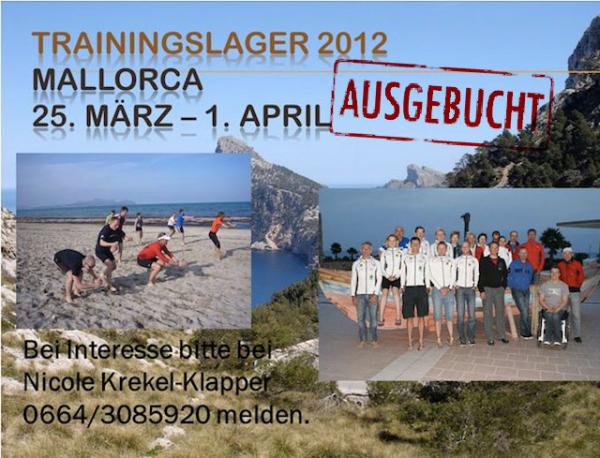 Flyer Trainingslager 2012